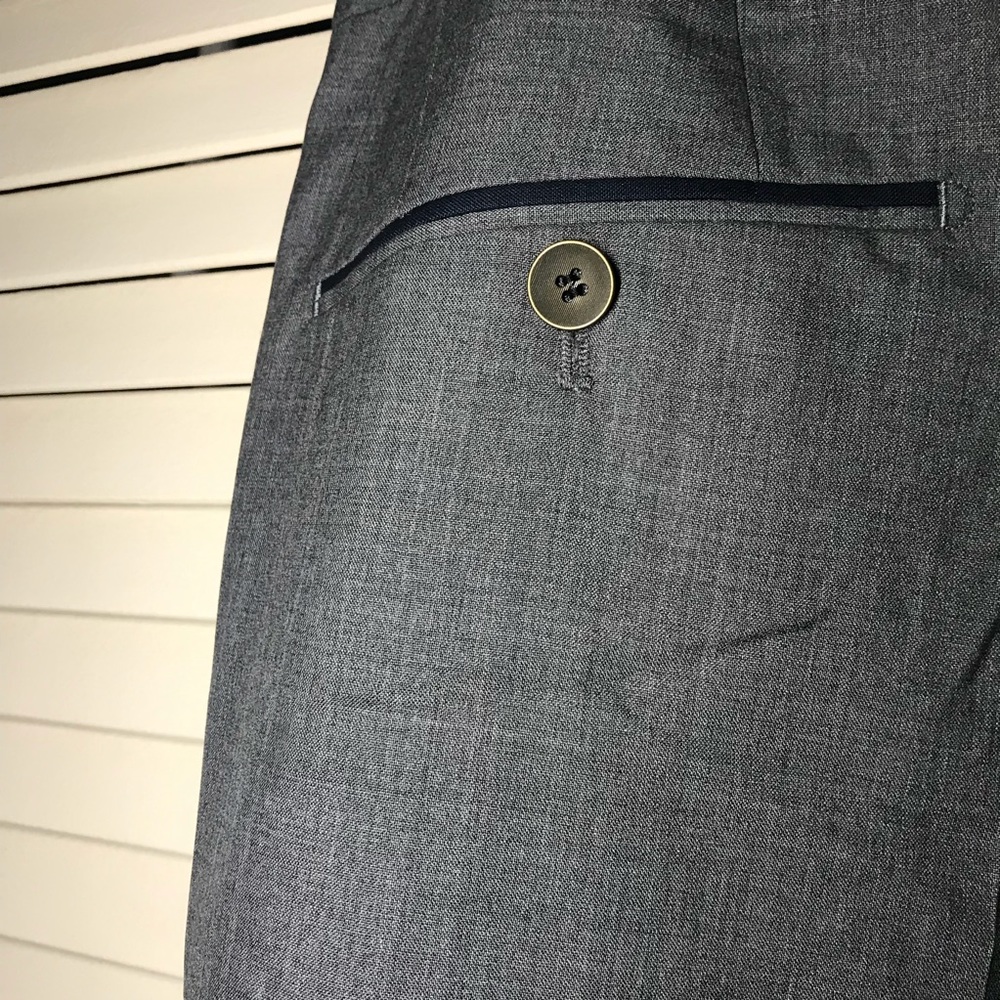 HILTL wool dress pants, NWT, Size US 32/32, Gray, - Picture 8 of 12